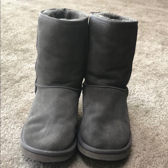 UGG Shoes - Classic Short Ugg Boot in Gray